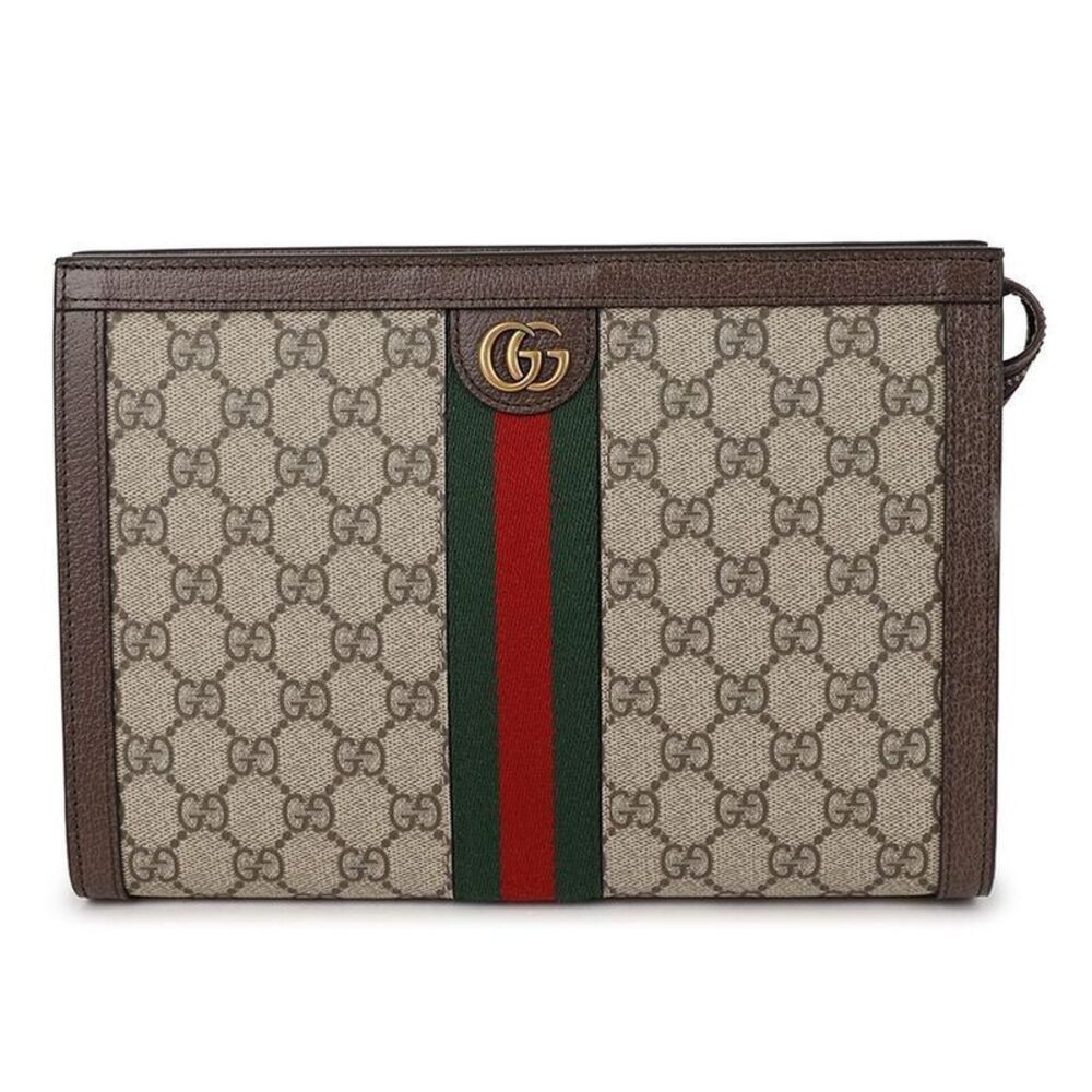 Ophidia Gg Supreme Canvas Clutch